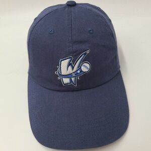 Vintage Fort Wayne Wizards Hat Strapback Blue White MiLB Chase SGA Defunct Logo‎